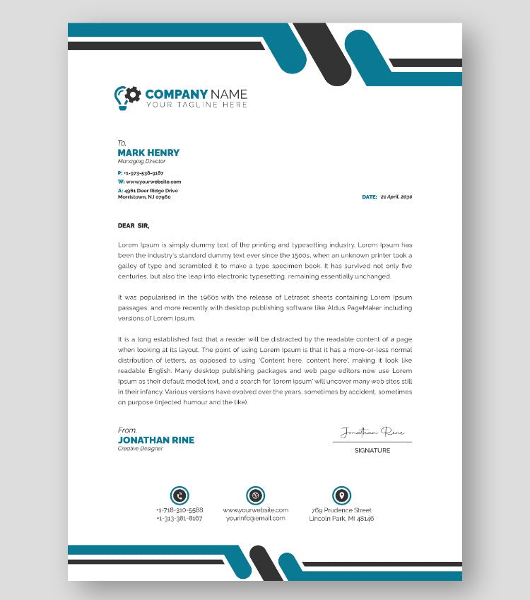 Letterheads - Bharath Art Printers