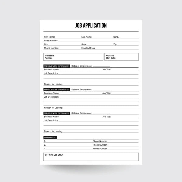 Application Forms
